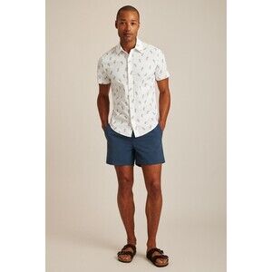 Bonobos Riviera Short Sleeve Men's Shirt Printed Standard Fit Long XL NEW 283327
